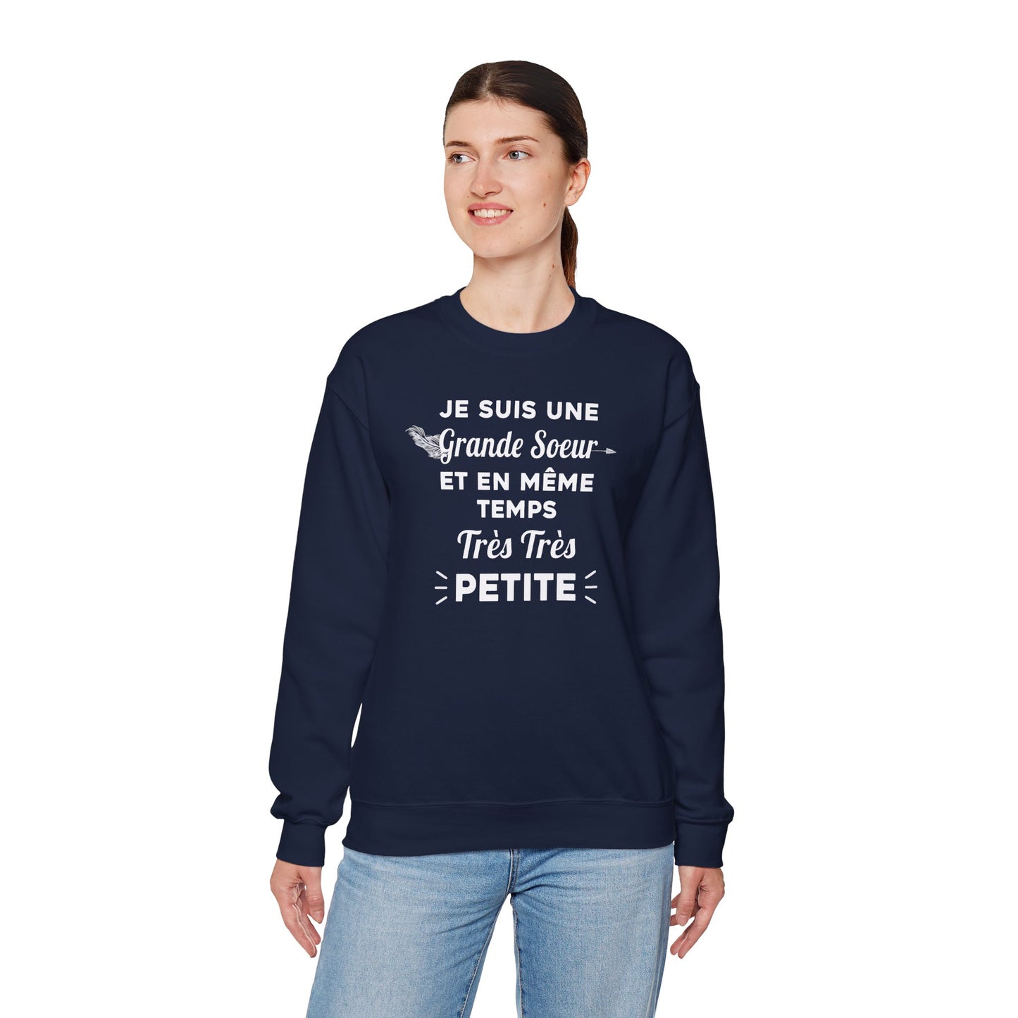 Je suis une grande soeur et en même temps très très petite - Unisex Sweatshirt