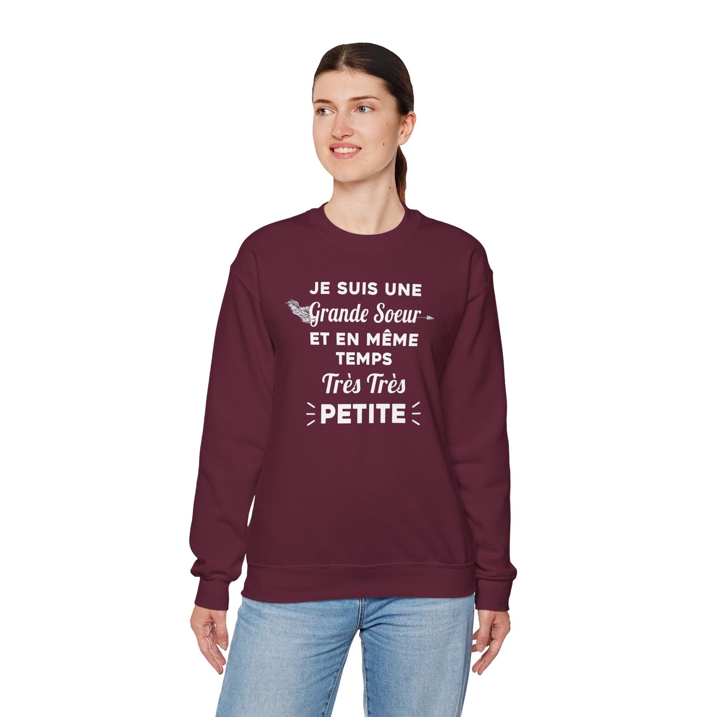 Je suis une grande soeur et en même temps très très petite - Unisex Sweatshirt